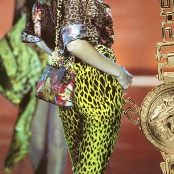 Versace Pants - Ultra RARE Vintage 1992 Runway Versace Cheetah Pants – Iconic & Collectible